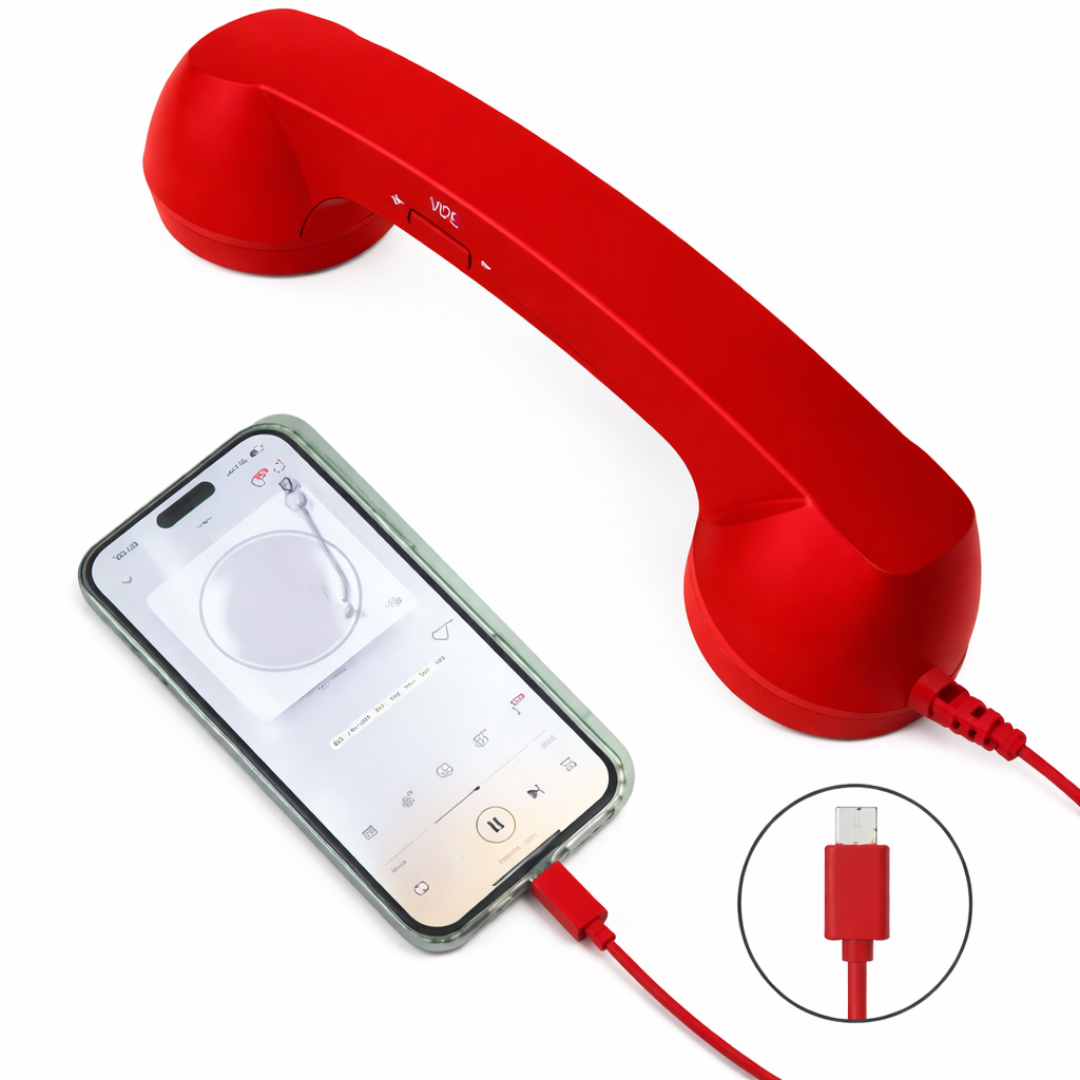 Auricular retro para smartphones