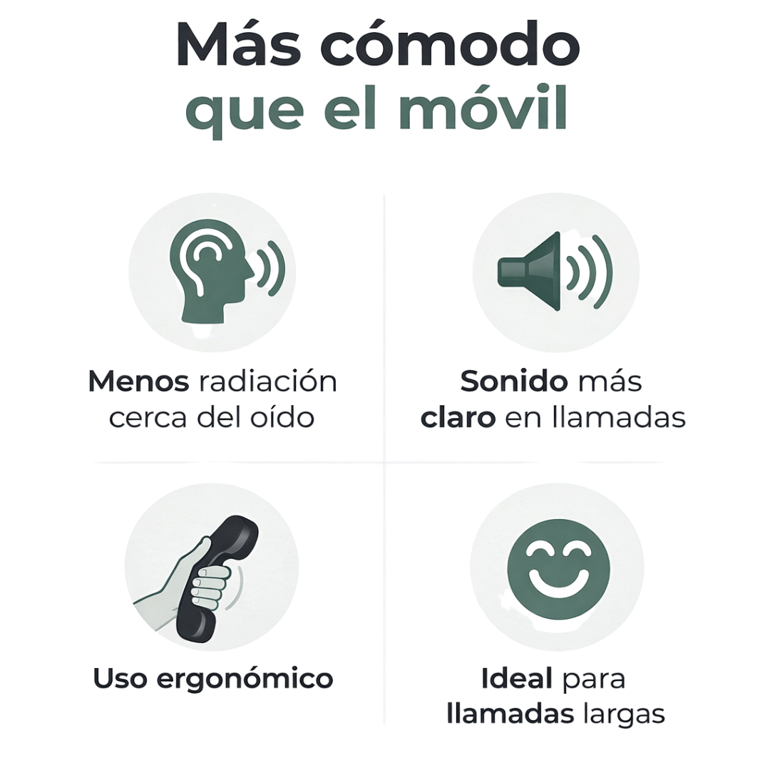 Auricular retro para smartphones