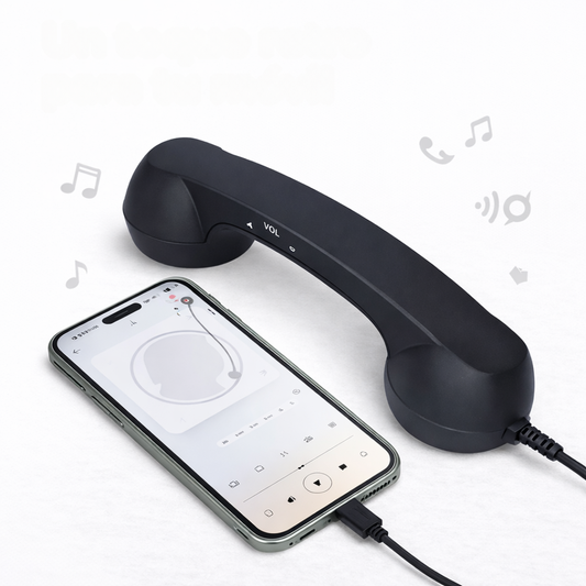 Auricular retro para smartphones